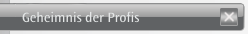 Geheimnis der Profis